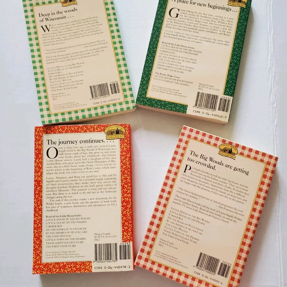 Little House Books - Laura Ingalls Wilder - 4 Chapter Books